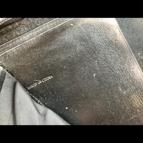 LONGCHAMP BLACK VNTG RARE ZIP-AROUND SLIM Wallet LUX GUC - Picture 11 of 14